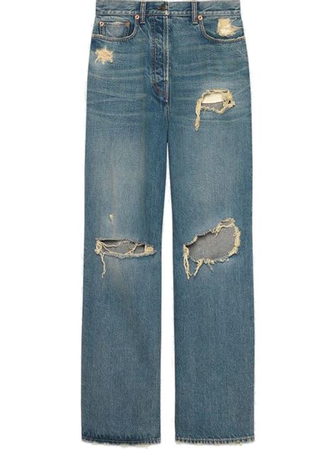 buy gucci jeans online|gucci distressed jeans.